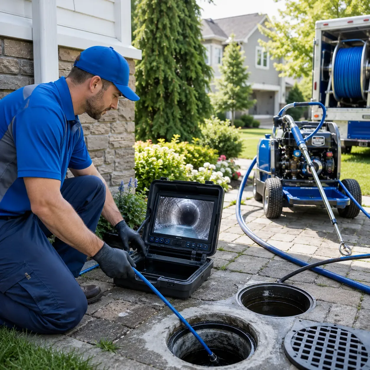 Outdoor drain cleaning professionals serving Roby, TX