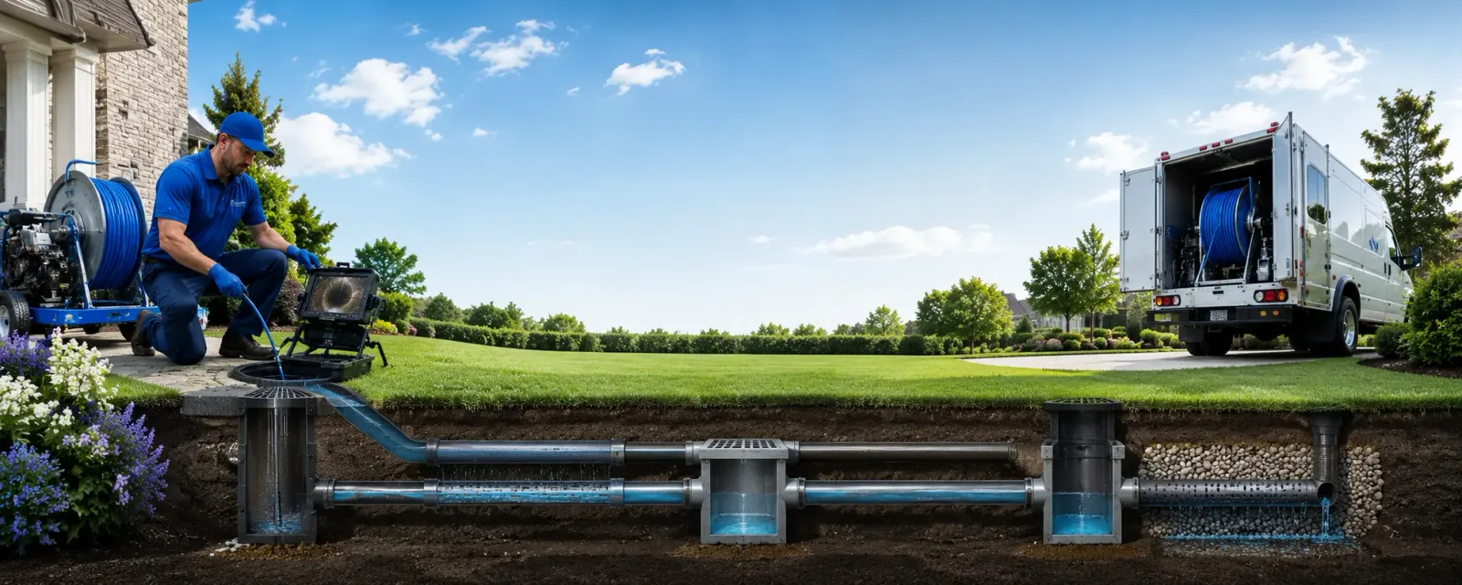 Outdoor drain cleaning information for Roby, TX